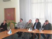 Wójtowie gmin uczestniczących w projekcie LEADER+ od lewej: Bogdan Maranowski - wójt gminy Joniec, Wiesław Przedpełski - wójt gminy Baboszewo, Jerzy Szymczak - wójt gminy Naruszewo.
